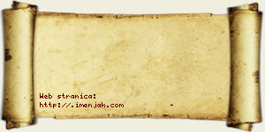 Slavka Jočanin vizit kartica